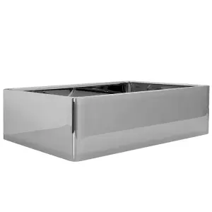 Berkfield Wash Basin 41x30x12 cm Ceramic Silver