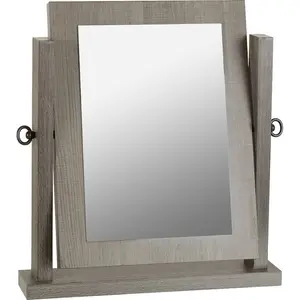 Kelton Framed Freestanding Dresser Mirror Grey