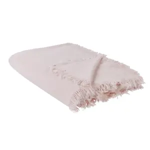 Bedspread HALPOLA Cotton 200 x 220 cm Pink