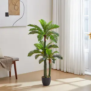 140cm H Artificial Phoenix Fern Tree in Pot for Home Outdoor Indoor