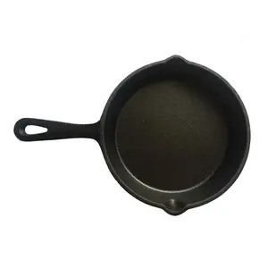 Unlock Culinary Mastery with the 15.5cm Cast Iron Skillet, Your Versatile Cast Iron Pan for Frying