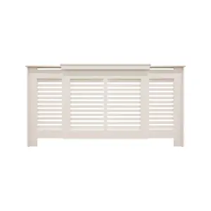 Suffolk Medium White Radiator cover 918mm(H) 2000mm(W) 225mm(D)