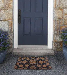 RHS Jekyll Floral Door Mat Latex Backed 45 x 75cm