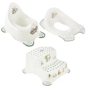 Keeeper Winnie The Pooh Baby Potty, Toilet Seat & Double Step Stool Set