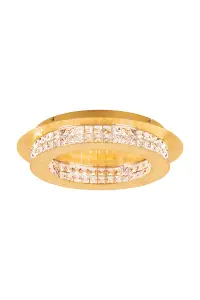 EGLO Principe Gold Crystal LED Ceiling Light