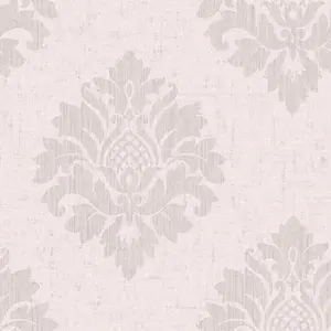 SK Filson Pink Damask Wallpaper