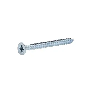 Diall Double-countersunk Zinc-plated Carbon steel Screw (Dia)5mm (L)60mm, Pack of 20