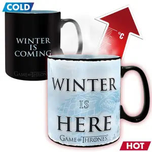 Game of Thrones Winter is Here Heat Change 460ml Ceramic Mug