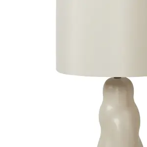 Ceramic Table Lamp Beige VILAR