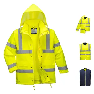 Portwest Hi-Vis 4-in-1 Traffic Jacket