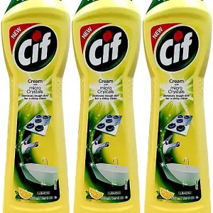 Cif Cream Cleaner Lemon 500 ml (Pack of 3)