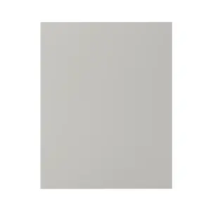 GoodHome Stevia Matt Pewter grey slab Standard End panel (H)720mm (W)570mm