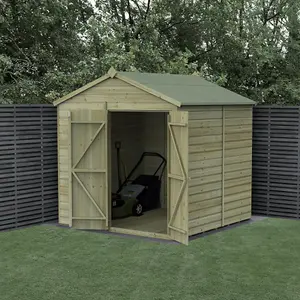 Beckwood 7x7 Apex Shed - No Windows - Double Door