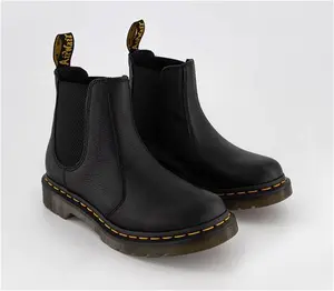 Dr. Martens Womens 2976 Chelsea Boots Black Virginia, 3