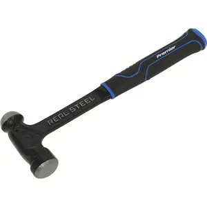 24oz Steel Ball Pein Hammer with Rubber Grip for Maximum Comfort