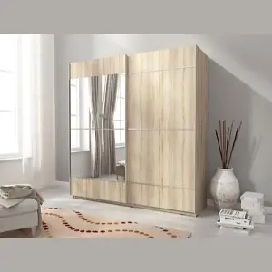 Mika 04 Sliding Door Corner Wardrobe Space-Saving & Stylish Storage Solution