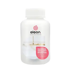 GLEAN Silicone Sealant Remover - 250ml - REMOVES SILICONE & ACRYLIC - Ideal Sealant Remover: Shower Trays, Baths, Sinks, Toilets