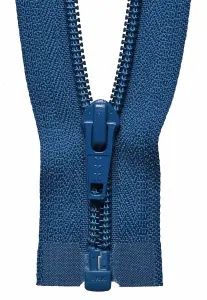 NYLON O/E ZIP 30CM - Nylon Open End Zip: 30cm: Royal Blue - YKK