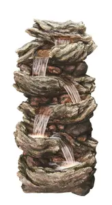 Aqua Creations Extra Large 5 Fall Woodland Mains Plugin Powered Water Feature