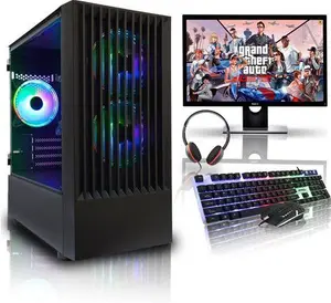 (Intel Core I7, NVIDIA GT 1030) Fast Gaming PC Bundle i5 i7 1TB 16GB RAM GTX 1650