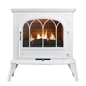 Focal Point Leirvik Flueless White Gas Stove FPFBQ594