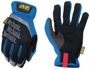 Mechanix Wear Automotive FastFit Gloves Blue Medium