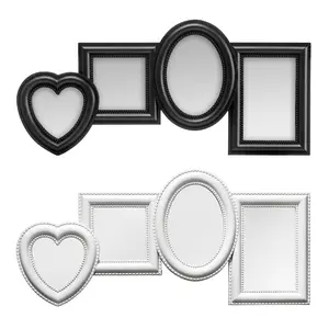 Maison by Premier 4 Photo Black Plastic Multi Photo Frame