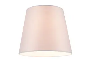 GoodHome Lokombi Light grey Fabric dyed Light shade (D)20cm