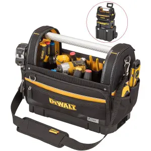 Dewalt Tstak Bottom Large Pro Open Mouth Tote Bag 18" Hand Power Tool Toolbag