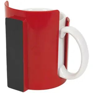 Versatile Mechanics Magnetic Mug and Can Holder - Red Toolchest Mounting Solution