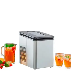 Eshal Electric Ice Cube Maker Machine Chrome