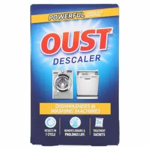 Oust Pack Of 2 Dishwasher & Washing Machine Deep Cleaning Descaler