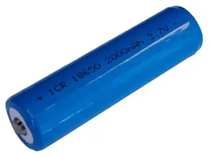 Lighthouse  Rechargeable 18650 Li-ion Battery 3.7V 2000mAh L/HSB372000