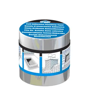 Roof pro Butyl Silver Tape (L)10m (W)150mm