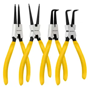 BLOSTM Circlip Pliers Set 4Pcs 7"