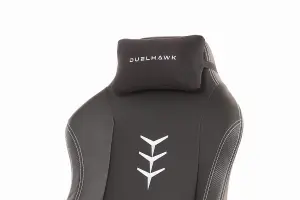 Duelhawk Ultra Jetblack Leather Gaming Chair