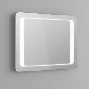 Bathroom LED Wall-Mounted Waterproof Anti-Fog Mirror 80 x 60cm