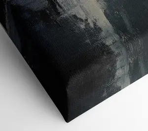 The Line Of Black Canvas Print Wall Art - Medium 20 x 32 Inches