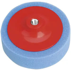 Buffing & Polishing Foam Head - 150 x 50mm - M14 x 2mm Thread - Medium Density