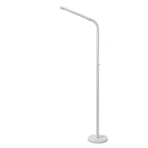 Lucide Gilly Classic Floor Reading Lamp - LED Dim. - 1x3W 2700K - White