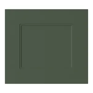 GoodHome Artemisia Matt dark green Shaker Drawer front, bridging door & bi fold door 400mm