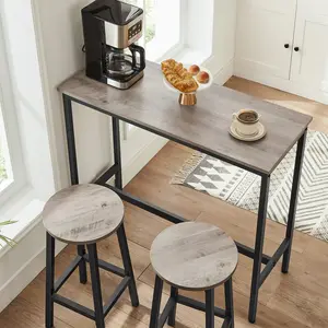 Hemel Bar Stool (Set of 2) Grey