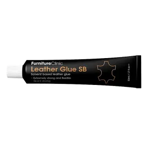 Leather Glue - Solvent Based Professional Strength for Leather & Vinyl, 50ml