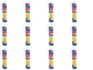 Everbuild One Strike Filler Cartridge White 300 ml (Pack of 12)