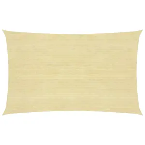 Berkfield Sunshade Sail 160 g/m2 Beige 2.5x5 m HDPE