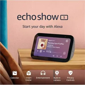 Amazon Echo Show 5 (3Rd Gen) Smart Speaker With 5.5" Screen & Alexa Voice Recognition & Control