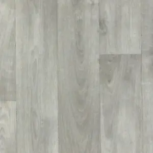 White Modern Wood Effect Anti-Slip Vinyl Flooring for Home, Shops, Offices, 2.8mm Thick Vinyl Sheet-5m(16'4") X 2m(6'6")-10m²