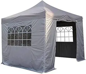 Pop UP Gazebo Heavy Duty Gazebo 3 x 3 m Grey