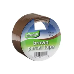 Ultratape Packing Tape (Pack of 6) Brown (One Size)