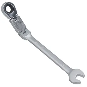 12mm Metric Double Jointed Flexi Ratchet Combination Spanner Wrench 72 Teeth